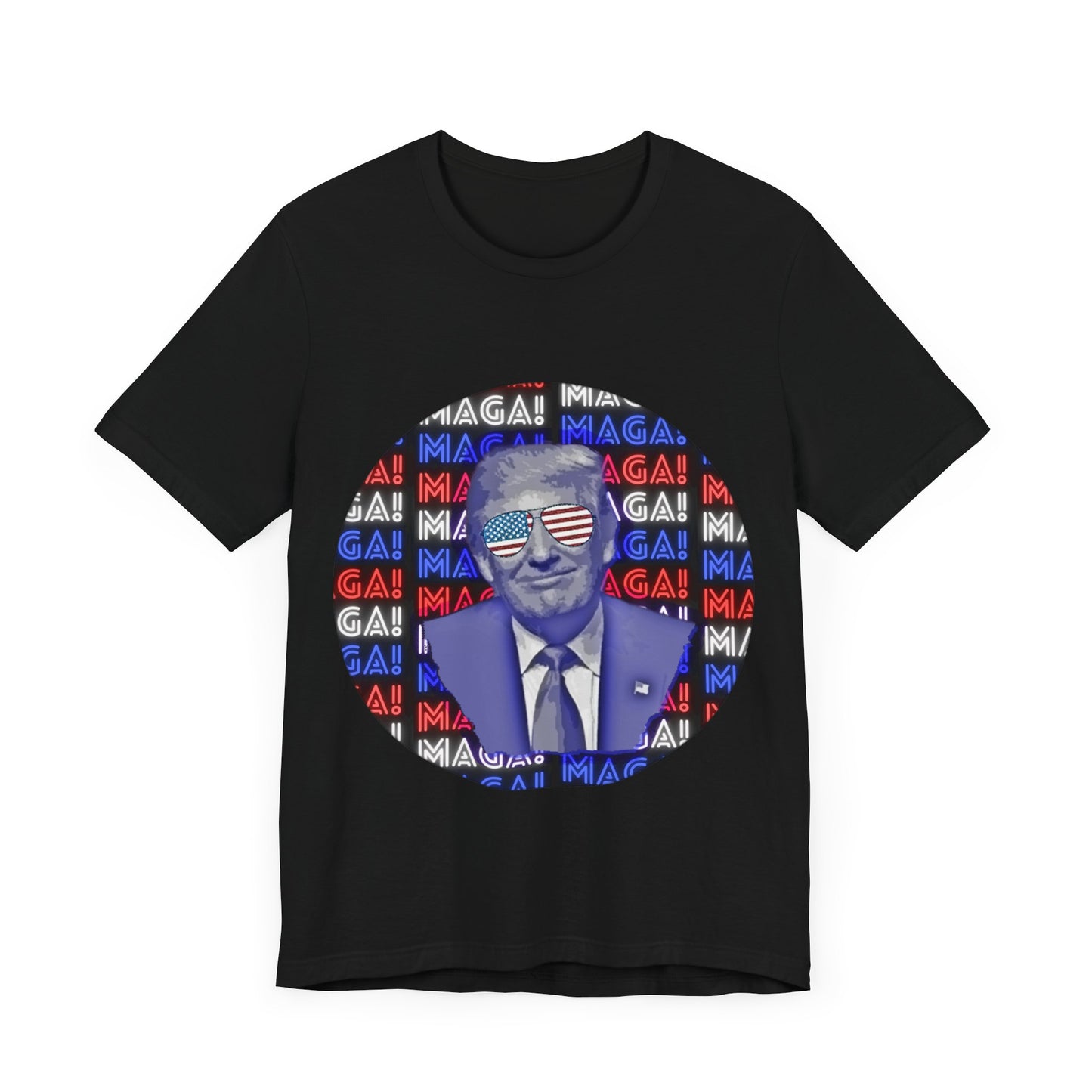 Neon MAGA - Be the life of the party with this neon Trump shirt!