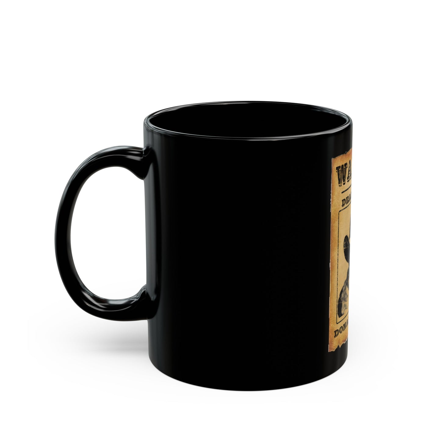 Trump Wanted Poster 11oz Black Mug